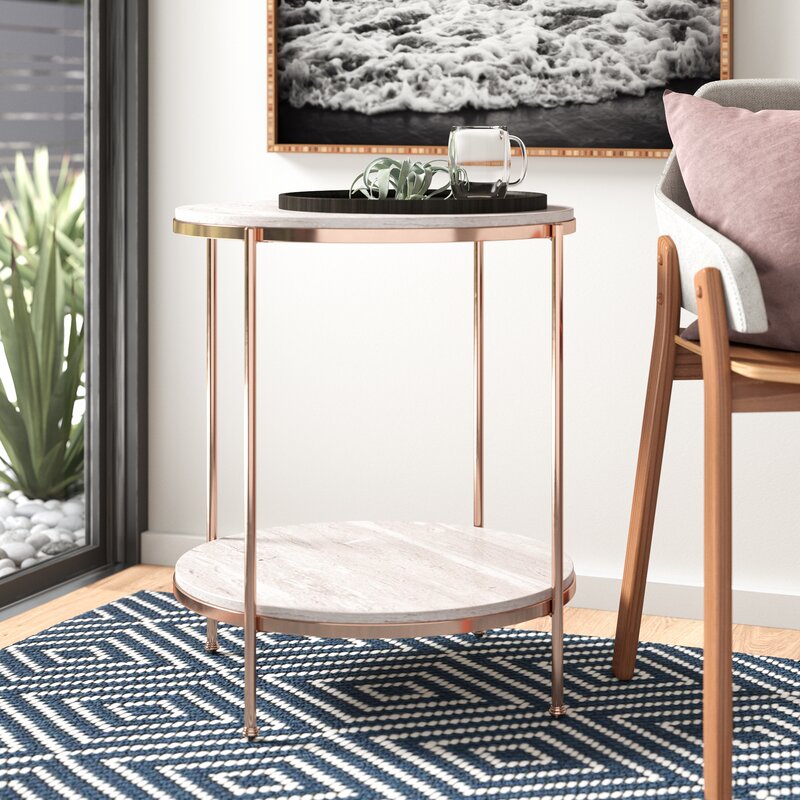 Mercer41 Stamper End Table & Reviews | Wayfair